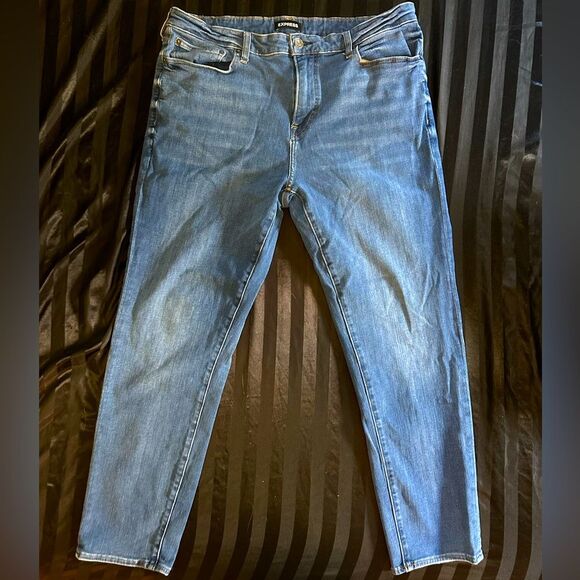 Express Men’s Athletic 4-Way Stretch Jeans 36 x 32 in EUC - Picture 1 of 3